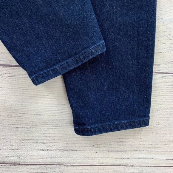 LOFT Outlet Jeans 28 6 Curvy Skinny Dark Wash Button Fly Inseam 27.5" - Picture 5 of 8